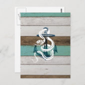 素晴らしカッコいいヴィンテージ青いかり ポストカード (正面/裏面)