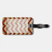 素晴らしカッコいい山ジグザグ模様 ラゲッジタグ (裏面横)