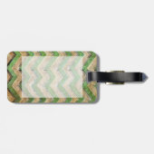 素晴らしカッコいい山ジグザグ模様 ラゲッジタグ (裏面横)