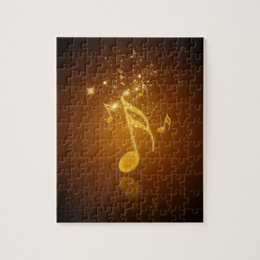 素晴らしカッコいい白熱［赤熱］光を放つトレンディー ジグソーパズル (縦)