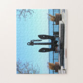 素晴らしカナダ湖。 ジグソーパズル (縦)