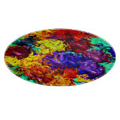 素晴らしカラフル抽象芸術 カッティングボード (角)