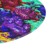 素晴らしカラフル抽象芸術 カッティングボード (角)