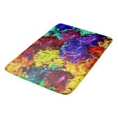 素晴らしカラフル抽象芸術 バスマット (アングル)
