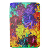 素晴らしカラフル抽象芸術 バスマット (正面縦)
