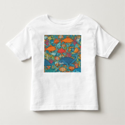 素晴らしカラフル礁 トドラーTシャツ (正面)
