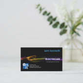 素晴らしカラフル稲妻スト電気技師 名刺 (スタンド正面)