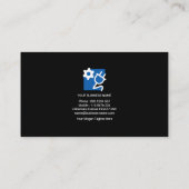 素晴らしカラフル稲妻スト電気技師 名刺 (裏面)