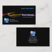 素晴らしカラフル稲妻スト電気技師 名刺 (正面/裏面)