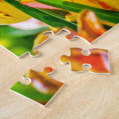 素晴らしカラフル魅力的唇花 ジグソーパズル (側面)