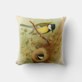 素晴らしカラフル鳥 クッション (正面)