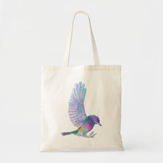 素晴らしカラフル鳥 トートバッグ (正面)