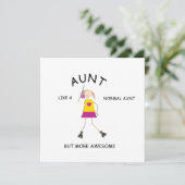 素晴らしカード、おばあちゃんの挨拶状 招待状 (スタンド正面)