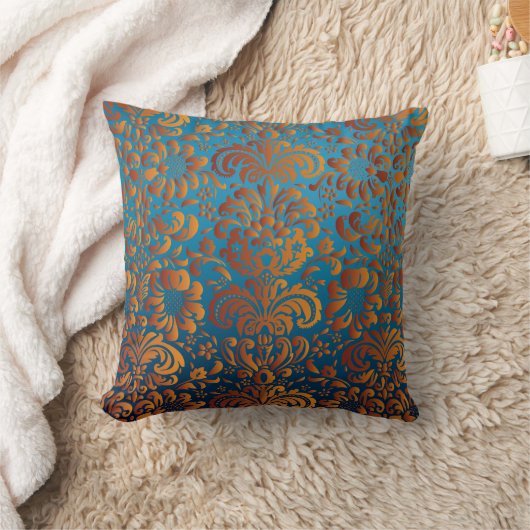 素晴らしガーリーカッコいいレトロフローラファッション クッション (ブランケット)