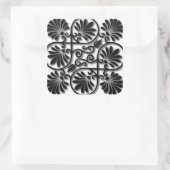 素晴らしガーリーカッコいいレトロフローラファッション スクエアシール (バッグ)