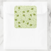 素晴らしガーリーカッコいいレトロフローラファッション スクエアシール (バッグ)