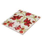 素晴らしガーリーカッコいいレトロフローラファッション タイル (側面)