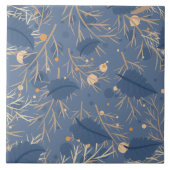 素晴らしガーリーカッコいいレトロフローラファッション タイル (正面)