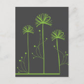 素晴らしガーリーカッコいいレトロフローラファッション ポストカード (正面)