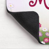 素晴らしガーリーカッコいいレトロフローラファッション マウスパッド (コーナー)