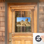 素晴らしギザのスフィンクス – エジプト ウィンドウサイン (ホームデコレーション)