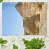 素晴らしギザのスフィンクス – エジプト キッチンタオル (折り畳み)