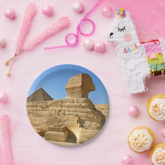 素晴らしギザのスフィンクス – エジプト ペーパープレート (パーティー)