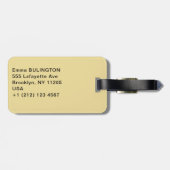 素晴らしギザのスフィンクス – エジプト ラゲッジタグ (裏面横)