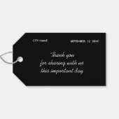 素晴らしギャツビーインスパイア結婚式の引き出物ラベル ギフトタグ (裏面横)