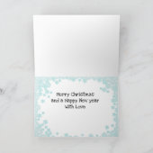 素晴らしクリスマスの孫 カード (内部)