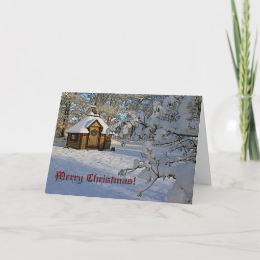 素晴らしクリスマスグリーティングカード！ サンキューカード (正面)