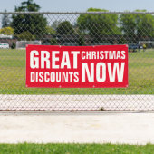 素晴らしクリスマス割引 横断幕 (インサイチュ)