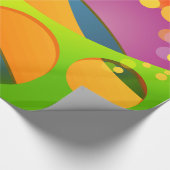 素晴らしクールカラフルファッション ラッピングペーパー (角)