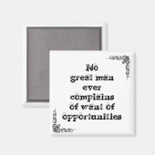 素晴らしクールシンプル英智哲学多男文 マグネット (正面/裏面)