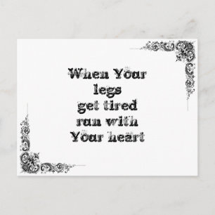 素晴らしクールシンプル英智哲学大文 ポストカード