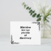 素晴らしクールシンプル英智哲学大文 ポストカード (スタンド正面)