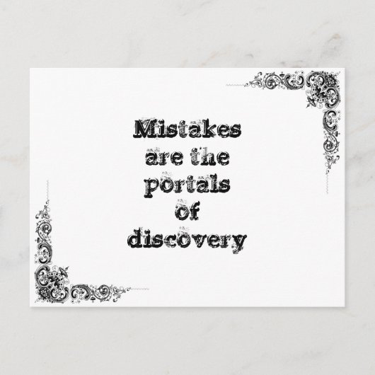 素晴らしクールシンプル英智哲学大文 ポストカード (正面)