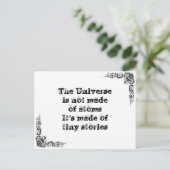 素晴らしクールシンプル英智哲学大文 ポストカード (スタンド正面)