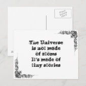 素晴らしクールシンプル英智哲学大文 ポストカード (正面/裏面)