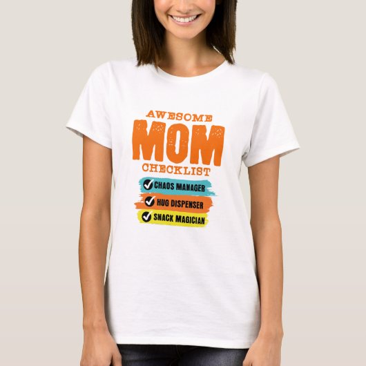 素晴らしクール母 Tシャツ (正面)