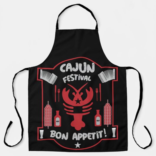 素晴らしケージャン調理師 エプロン (正面)