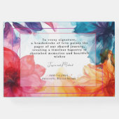 素晴らしゲストブックAnemone Dreamscape結婚. ゲストブック (裏面)