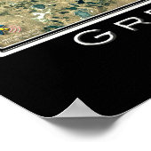 素晴らしコロラド州サンドダネスナショナルパークサテライト ポスター (角)