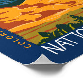 素晴らしコロラド州サンドデュネス国立公園動揺して ポスター (角)