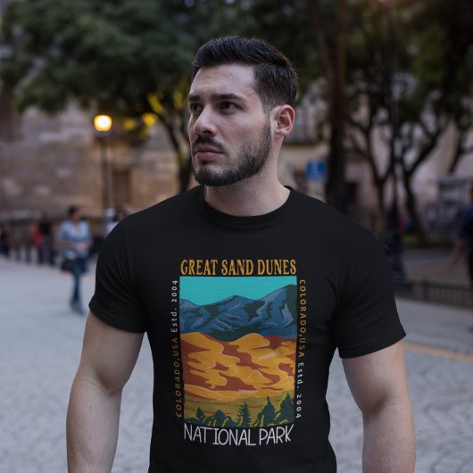 素晴らしコロラド州サンドデュネス国立公園動揺して Tシャツ