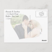 素晴らしサンセット写真を追加 ポストカード (裏面)