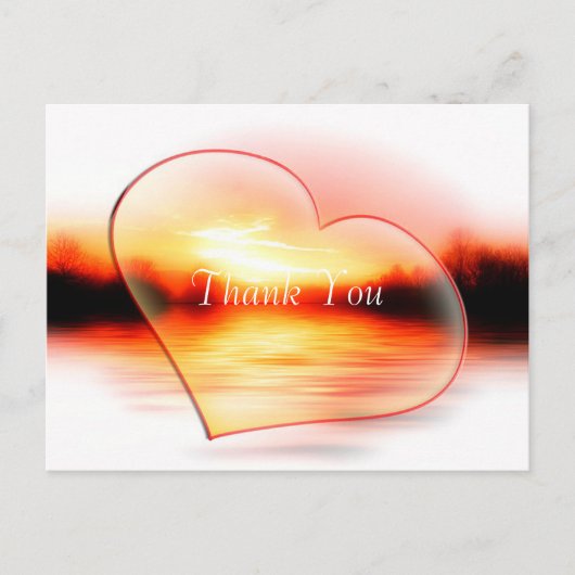 素晴らしサンセット写真を追加 ポストカード (正面)