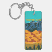 素晴らしサンドデュネスナショナルパークコロラドヴィンテージ キーホルダー (正面左)