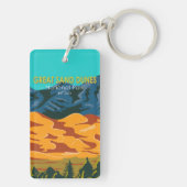 素晴らしサンドデュネスナショナルパークコロラドヴィンテージ キーホルダー (裏面)
