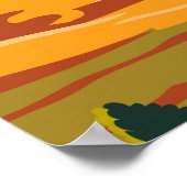 素晴らしサンドデュネスナショナルパークコロラドヴィンテージ ポスター (角)